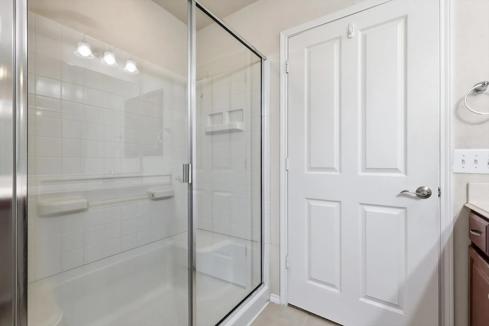 Primary Bathroom has a walk in shower