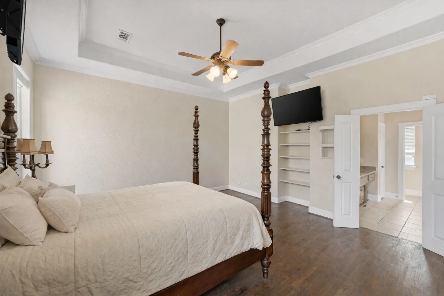 Furniture removed digitally for marketing purpose