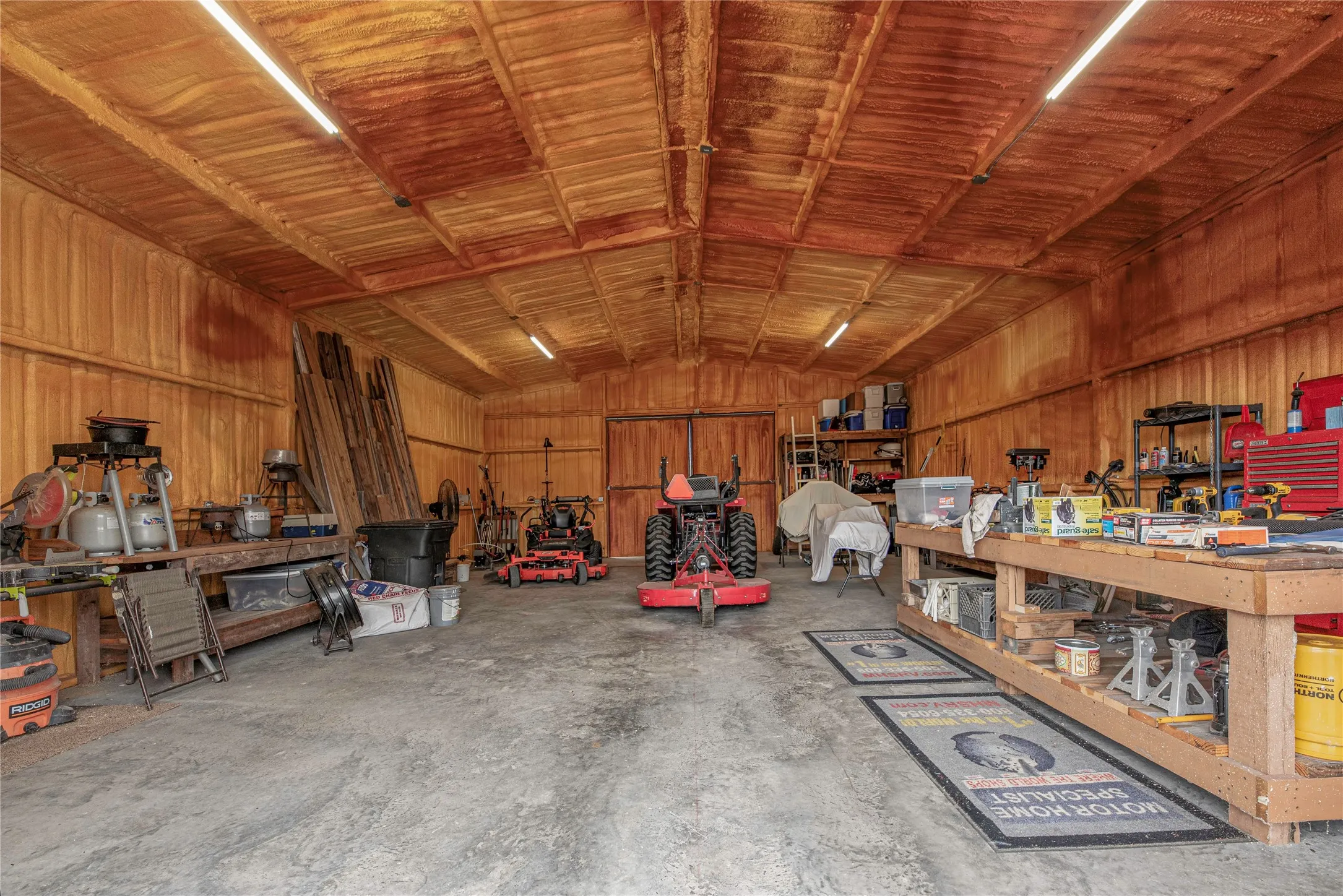 Insulated 1200 sq. ft.