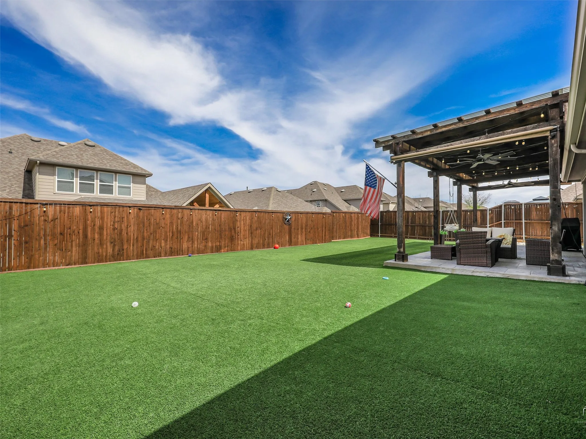 Full Turf for Easy Care, So You Can Enjoy Your Backyard, NOT Work In It!