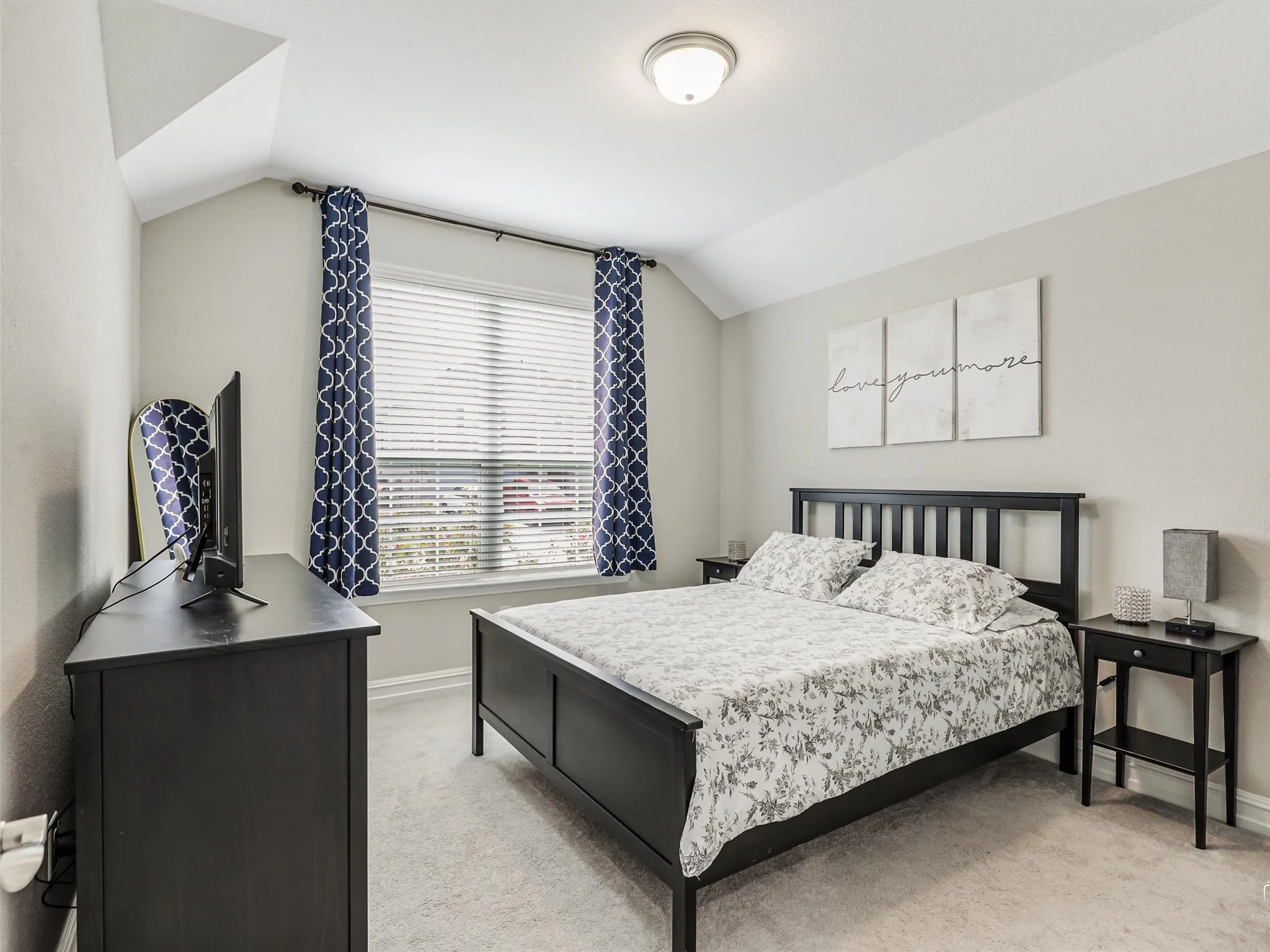 Secondary Bedroom with Spacious Closet and. High Ceilings