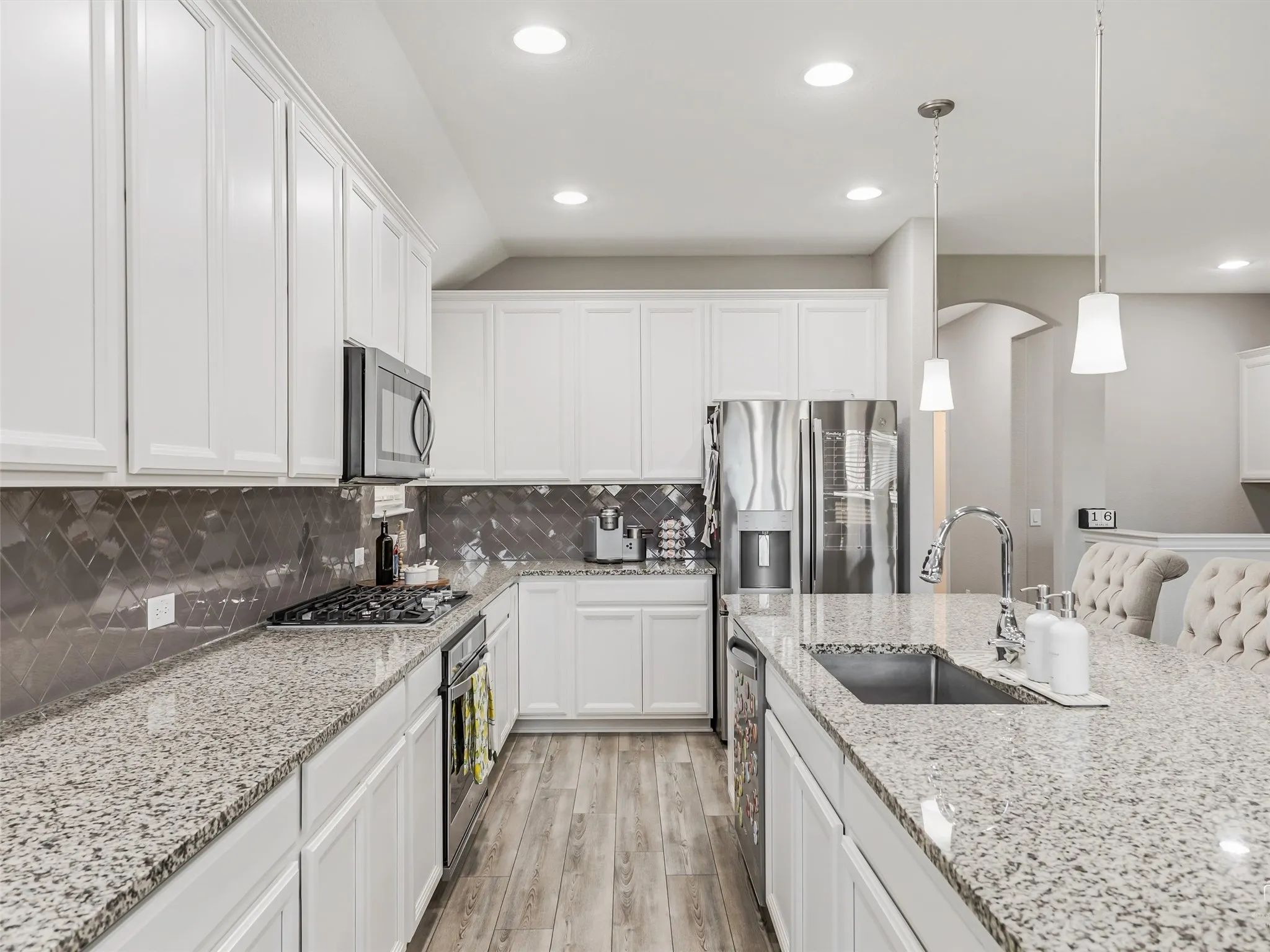 Plenty of Counter and Cabinet Space for all Your Storage and Cooking Needs.
