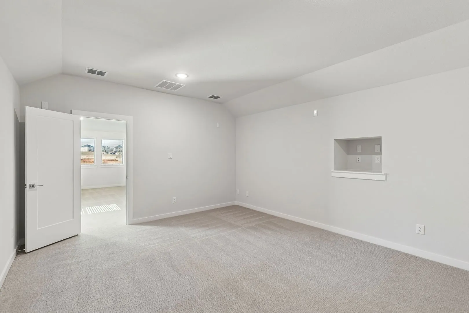 Media Room in the Masters home plan by Trophy Signature Homes – REPRESENTATIVE PHOTO
