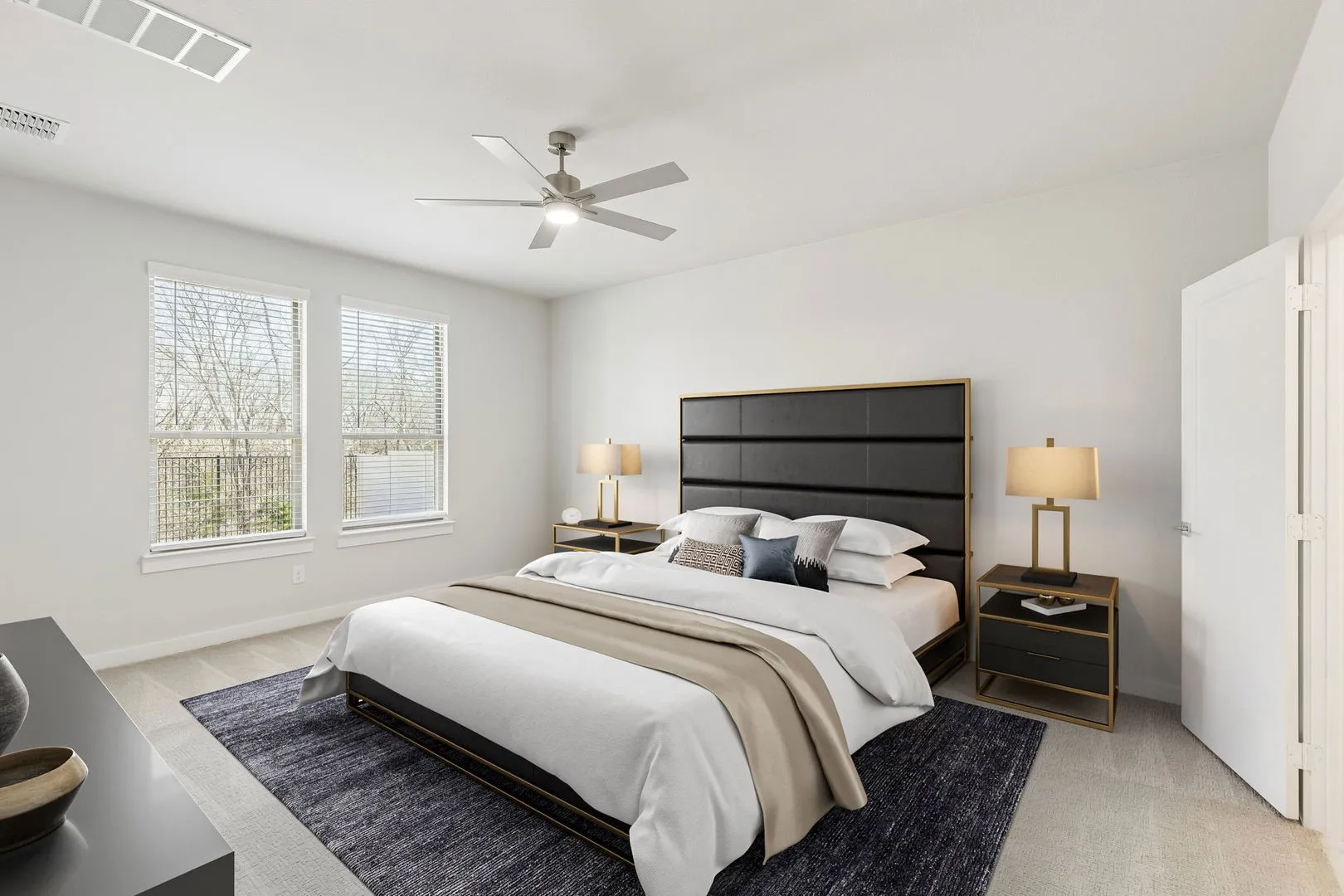 Primary Suite in the Masters home plan by Trophy Signature Homes – REPRESENTATIVE PHOTO