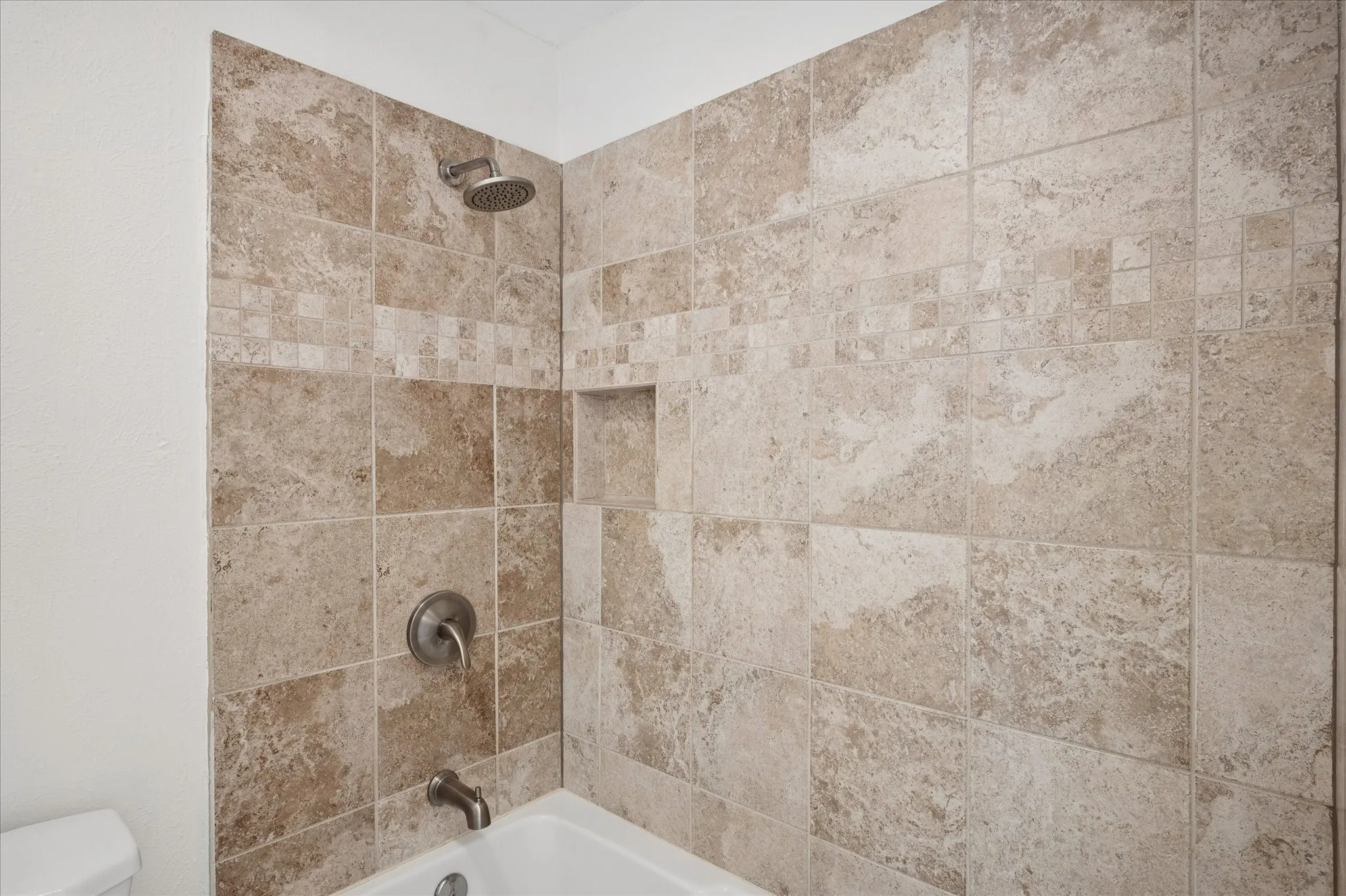 Full Bathroom With Updated Shower