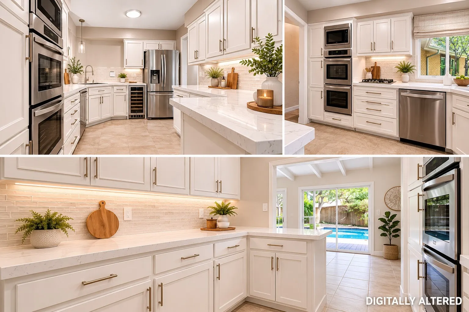 Virtual Updates with out remodeling layout of kitchen