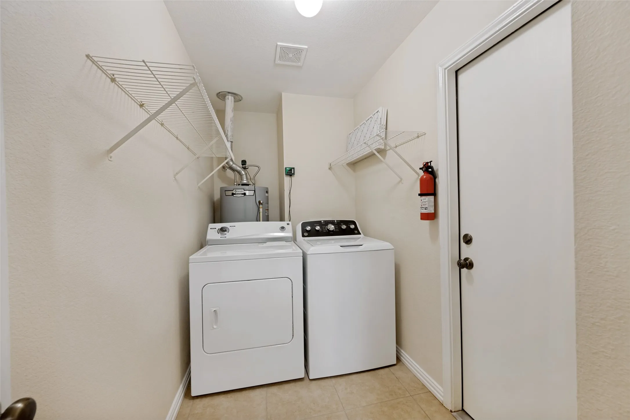 Large laundry room,  hot water heater replaced 2023, washer and dryer are negotiable