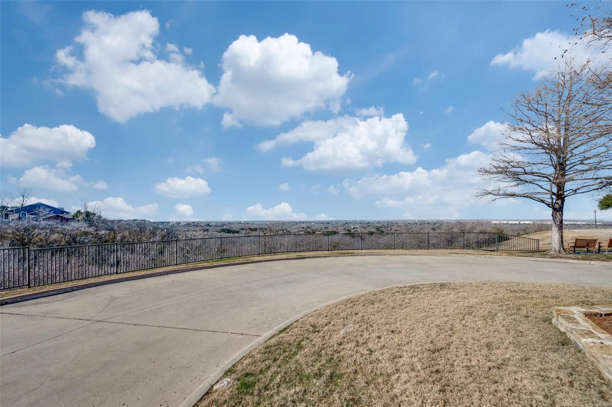 beautiful view over the bird sanctuary space