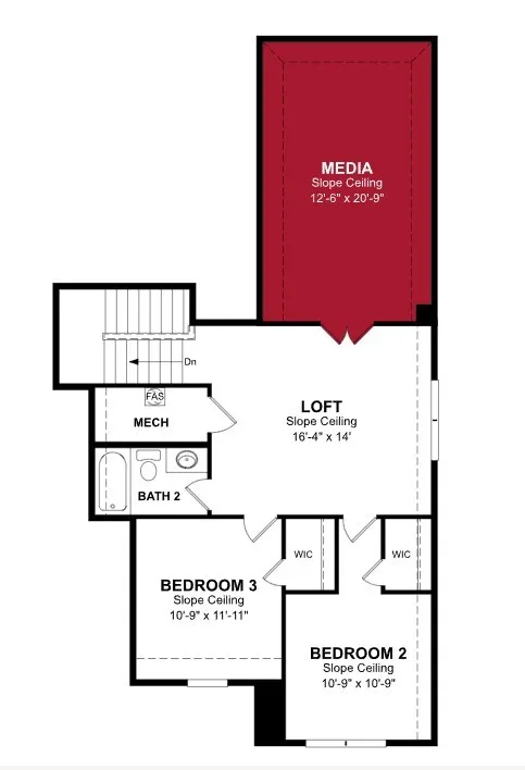 Beazer Homes Enclave at Legacy Hills Avalon Floorplan.