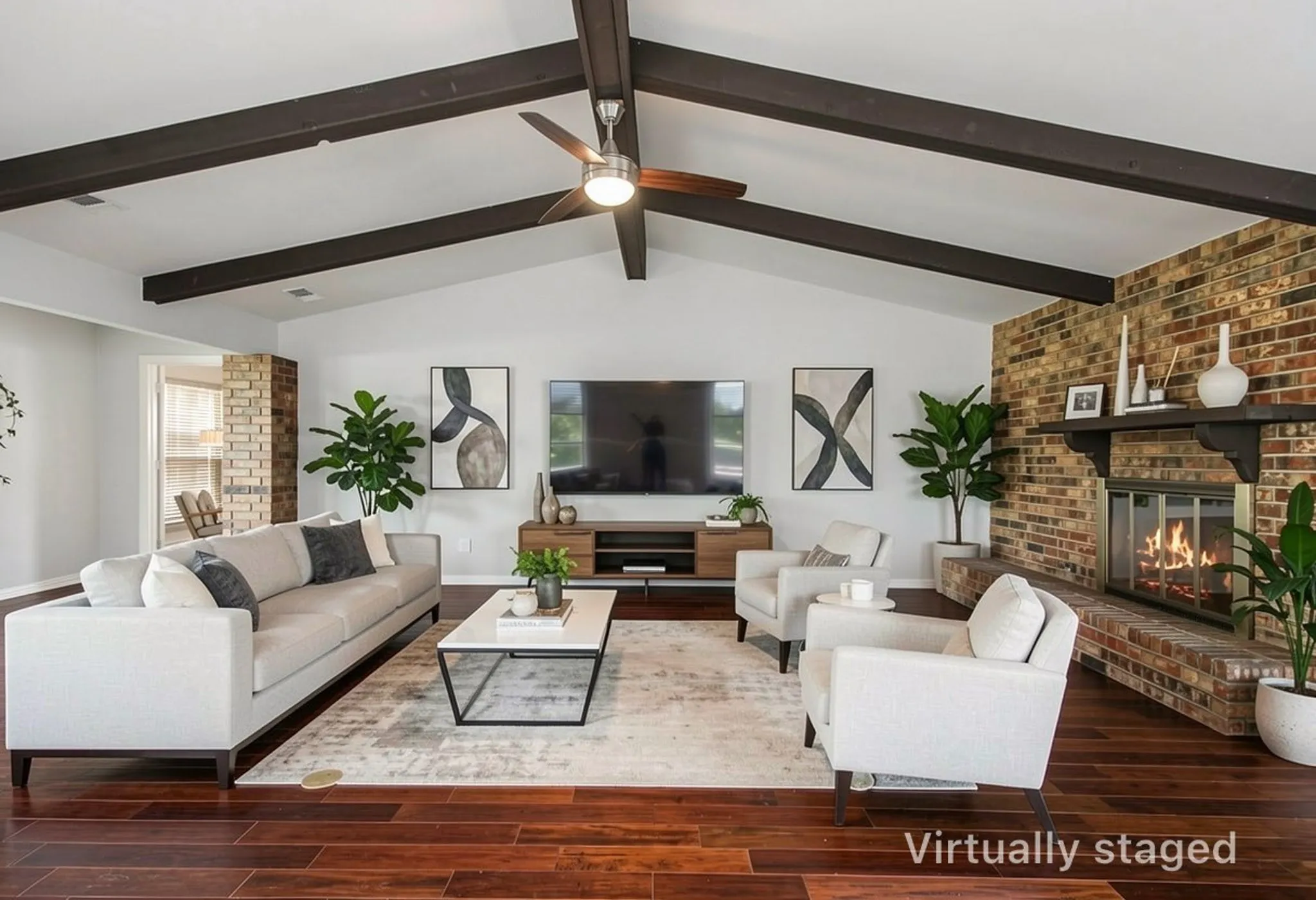Virtually Stage Living Area
