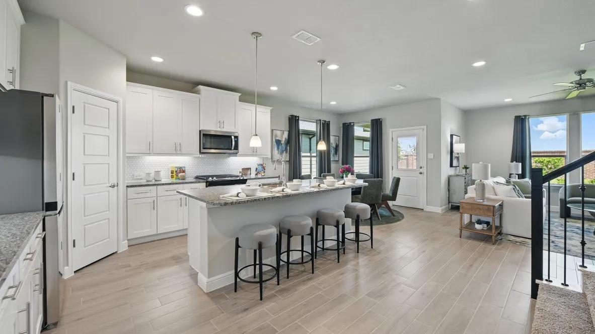 Kitchen- All Home and community information, including pricing, included features, terms, availability and amenities, are subject to change at any time without notice or obligation. All Drawings, pictures, photographs, video, square footages, floor plans, elevations, features, colors and sizes are approximate for illustration purposes only and will vary from the homes as built.