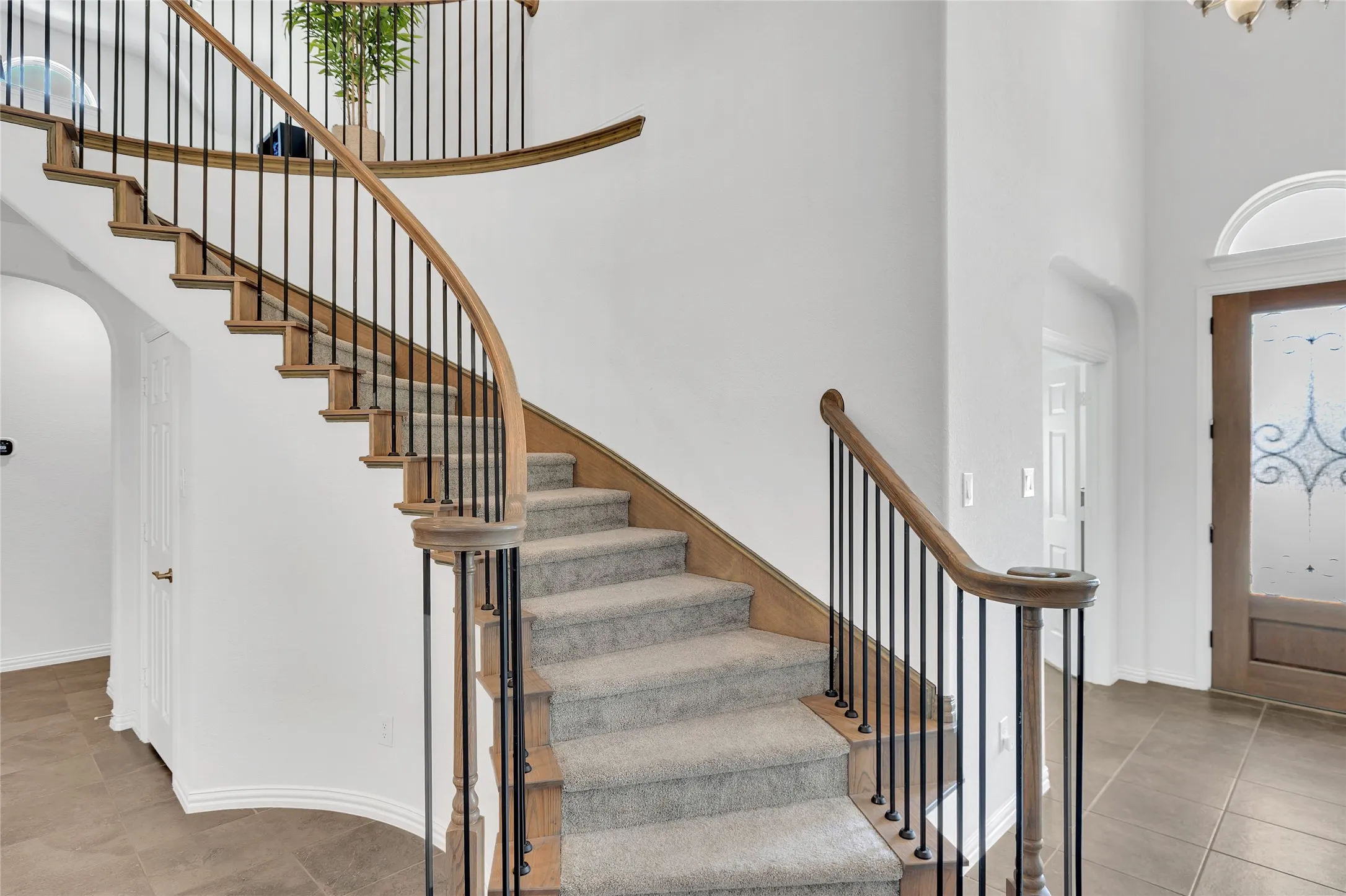 Spiral staircase screams luxurious