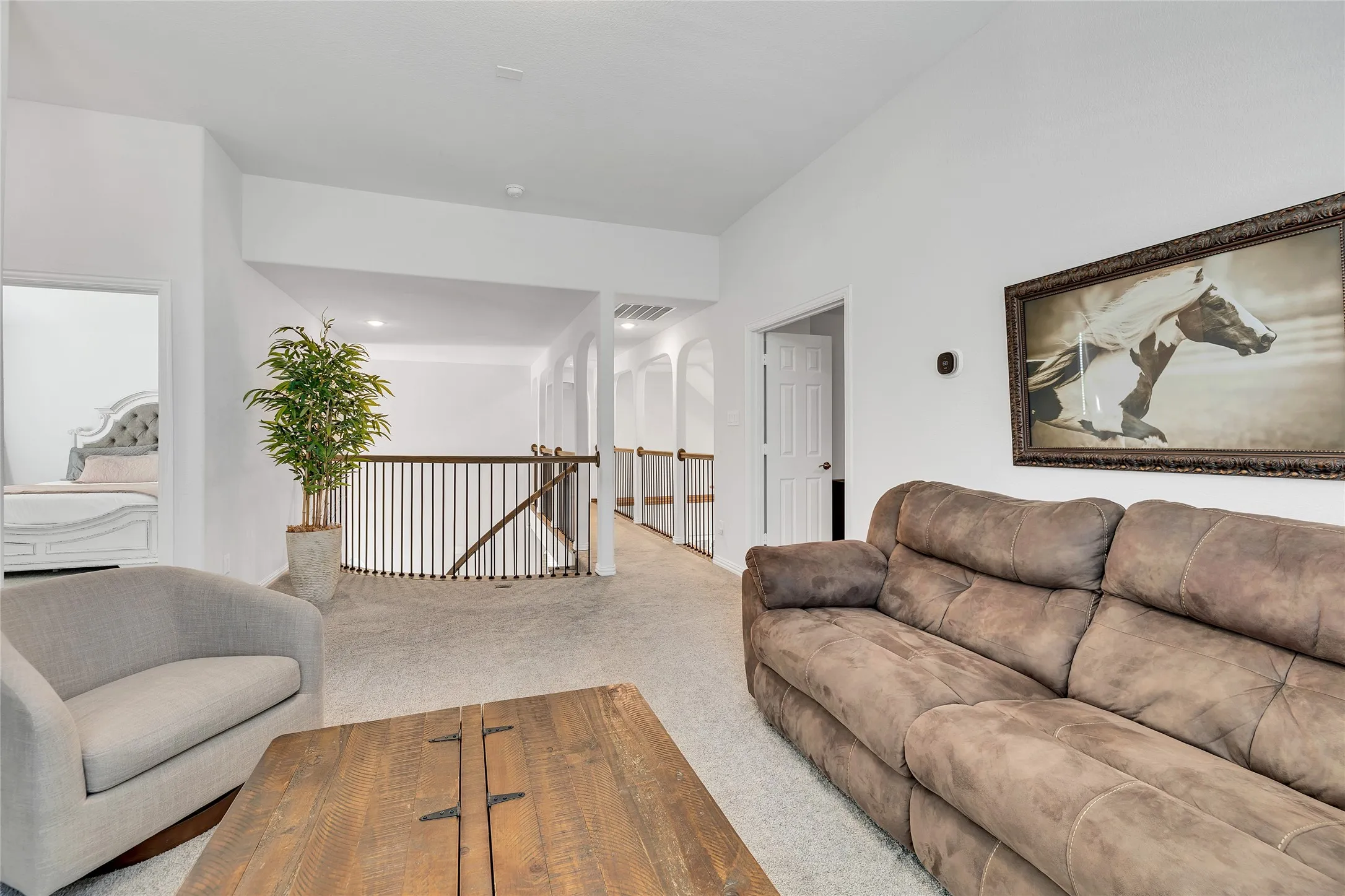 Second view of 2nd living room upstairs.