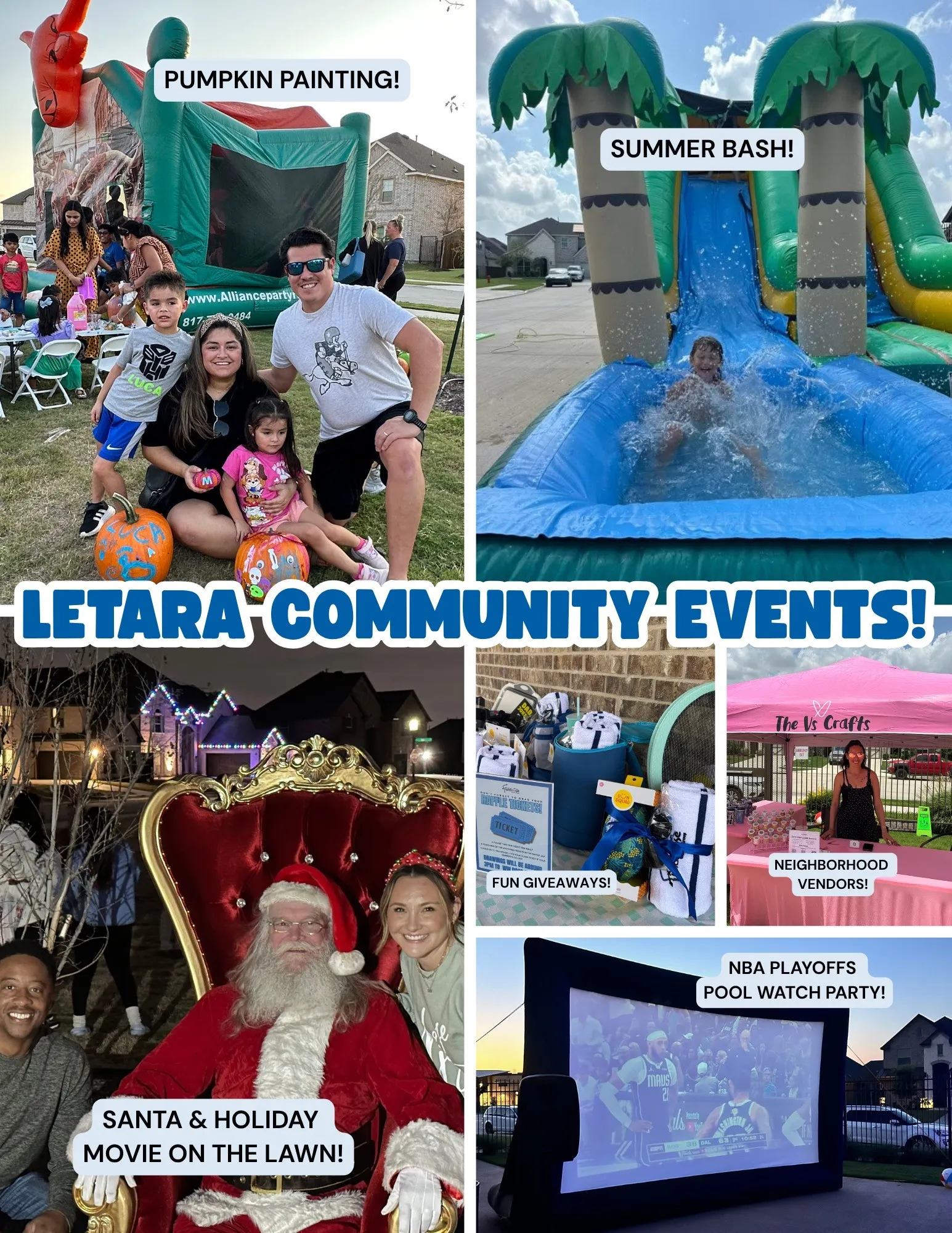 There are always fun events for families happening in LeTara!