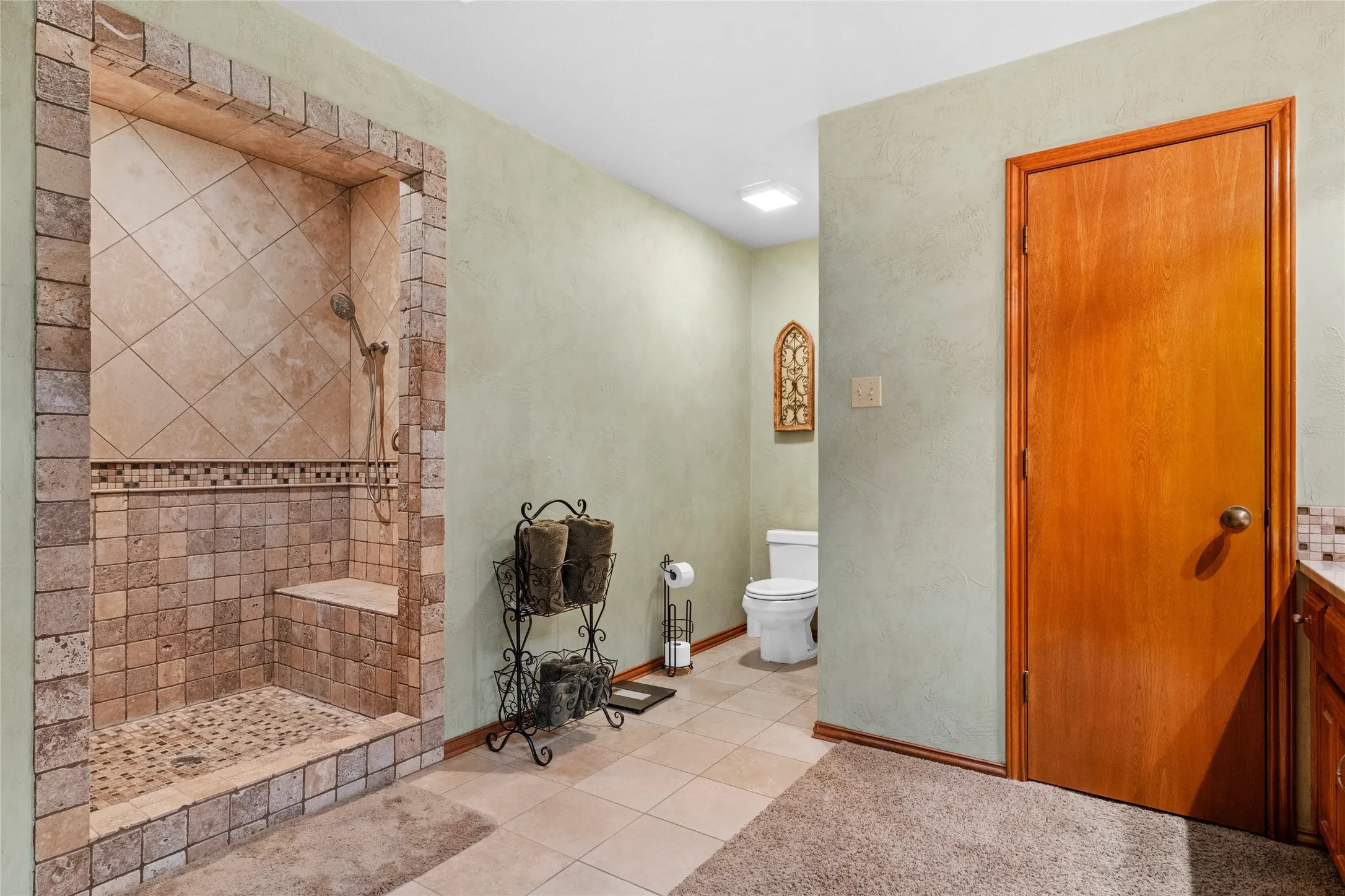 Walk in Shower in Primary Bath