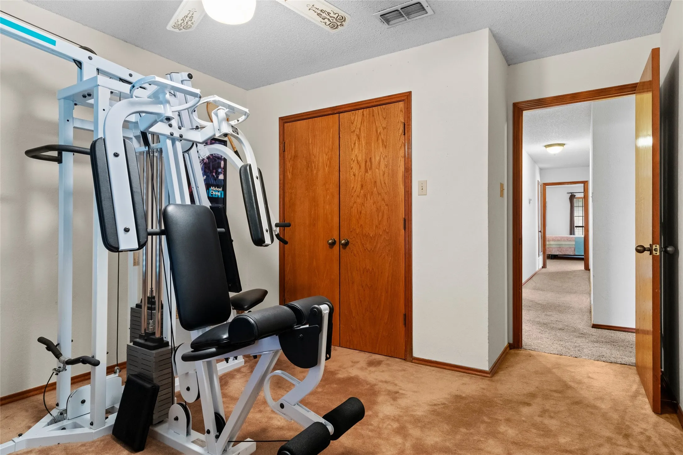 3rd Bedroom Currently a Workout Room