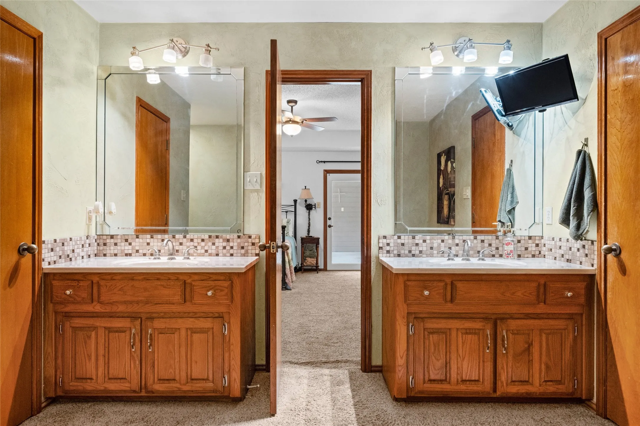 Primary Bath Double Vanities