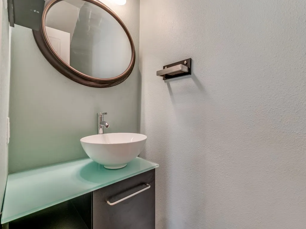 Half bath on main floor