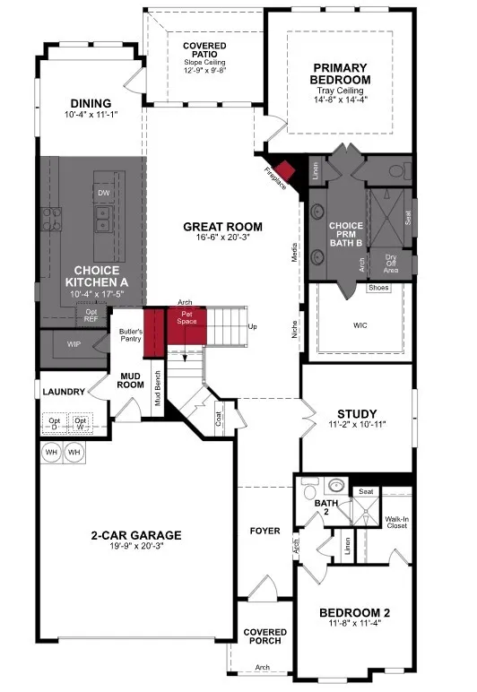Beazer Homes Valencia on the Lake Summerfield Floorplan.