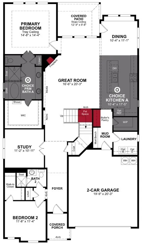 Beazer Homes Valencia on the Lake Summerfield Floorplan.