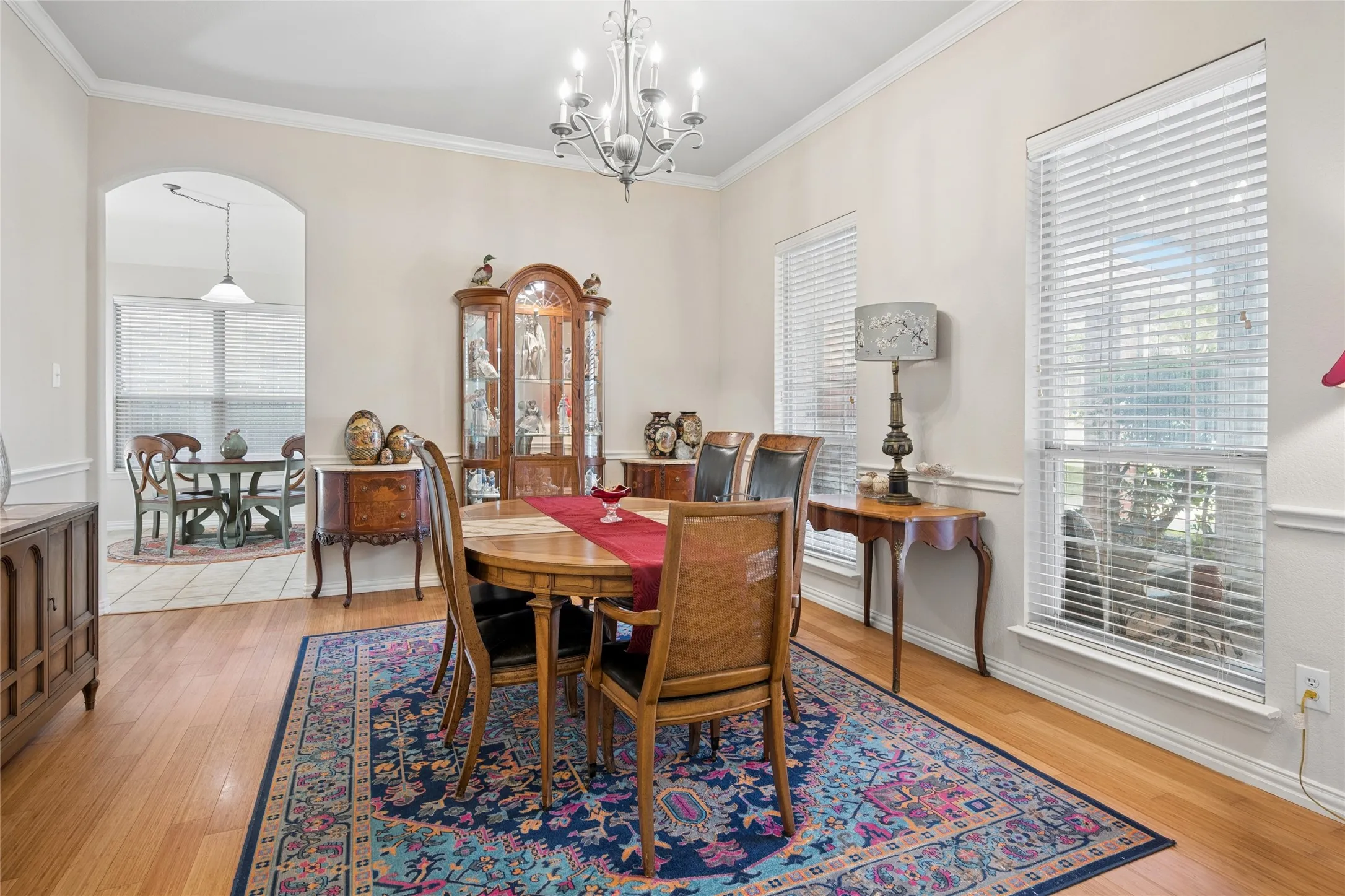 Large Formal dining area off kitchen