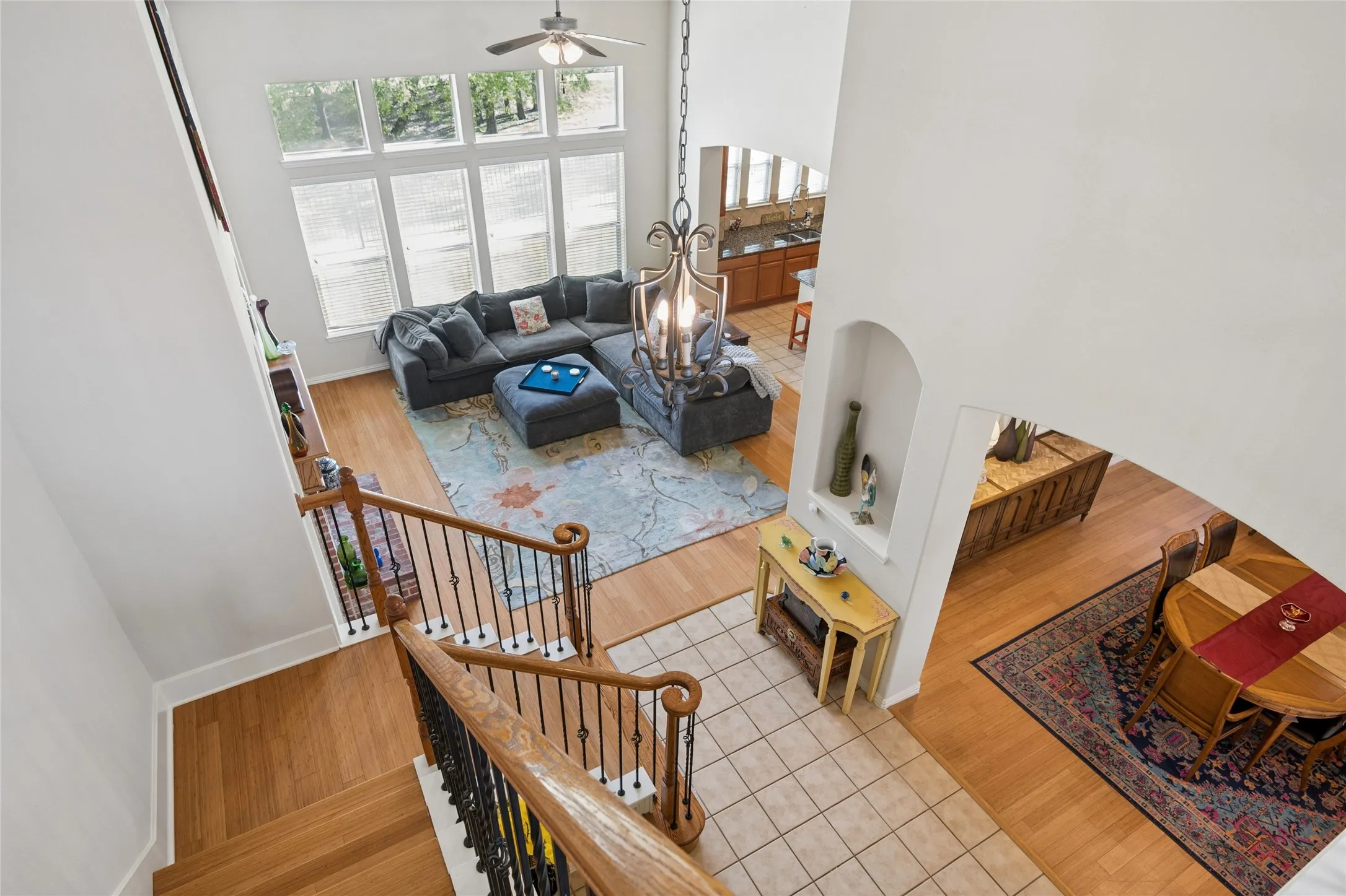 View from 2nd level