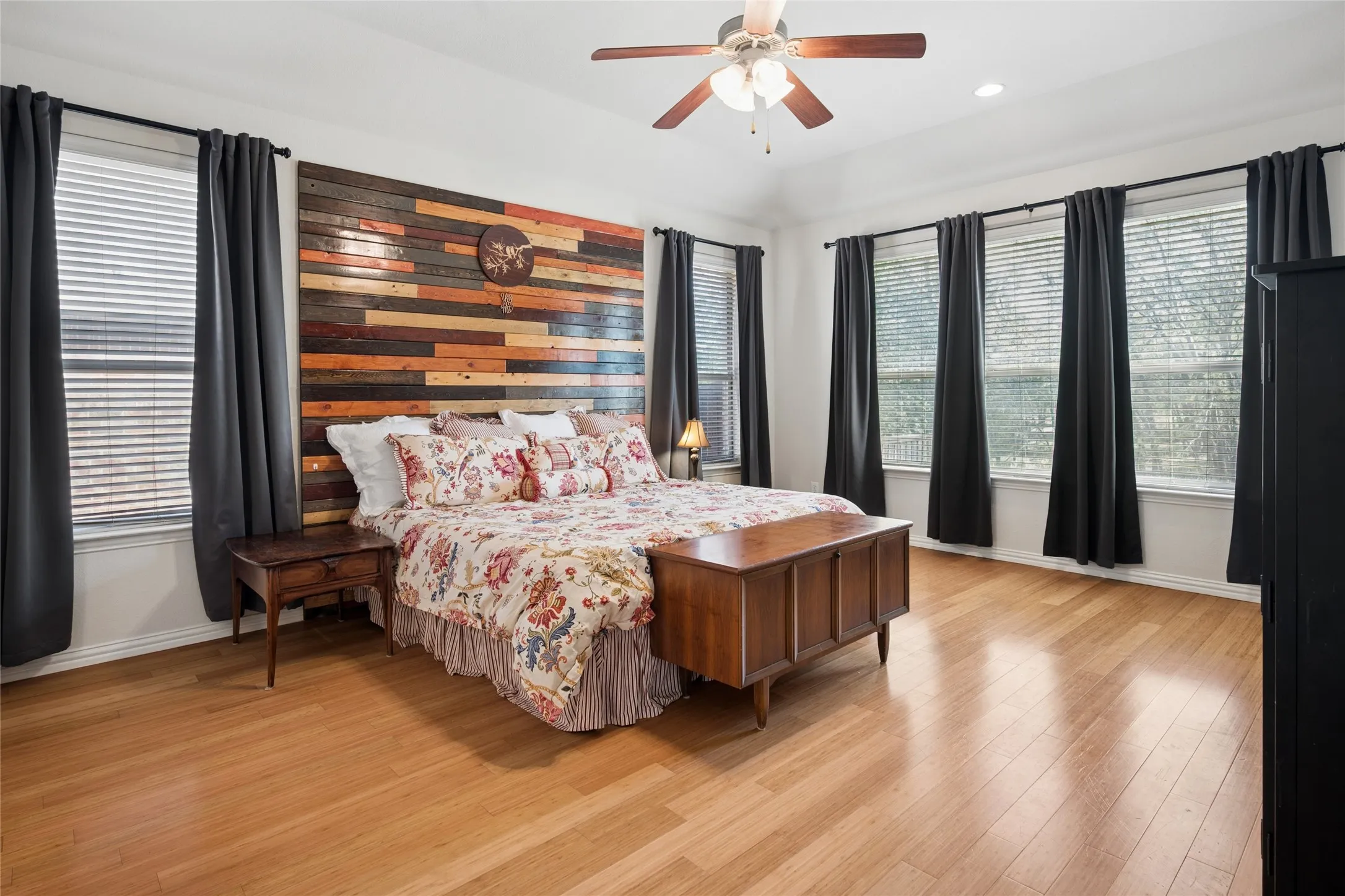 Natural light with wall of windows