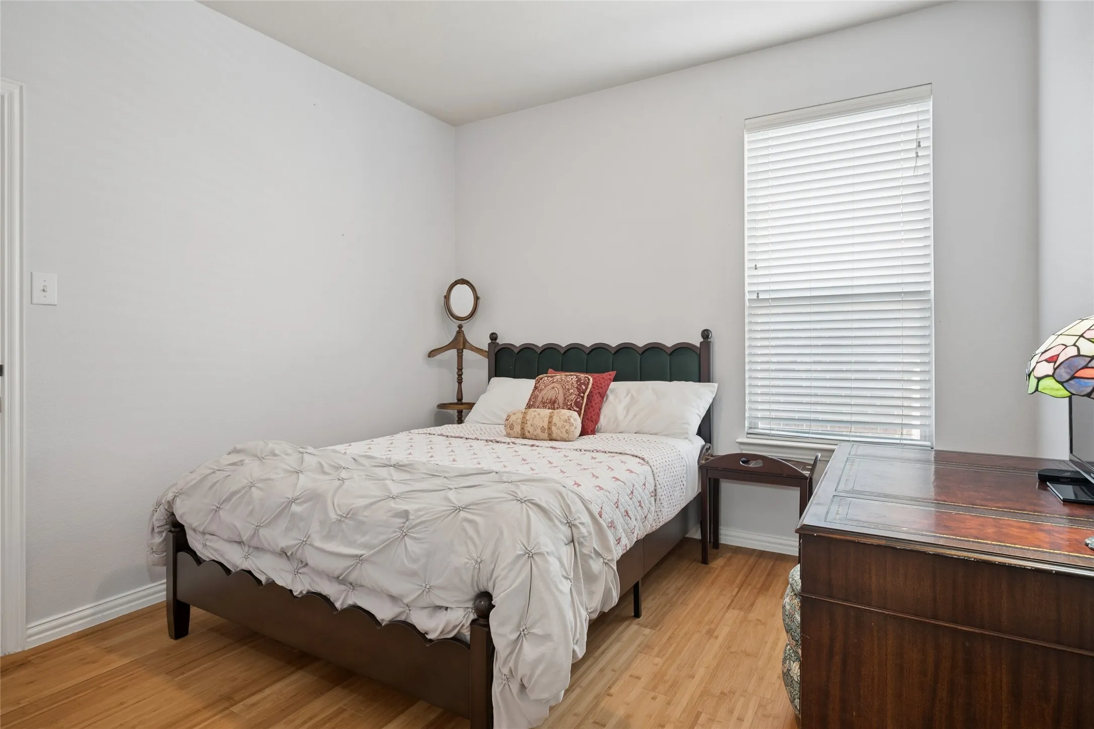 Guest bedroom located on FIRST FLOOR with access to full bath