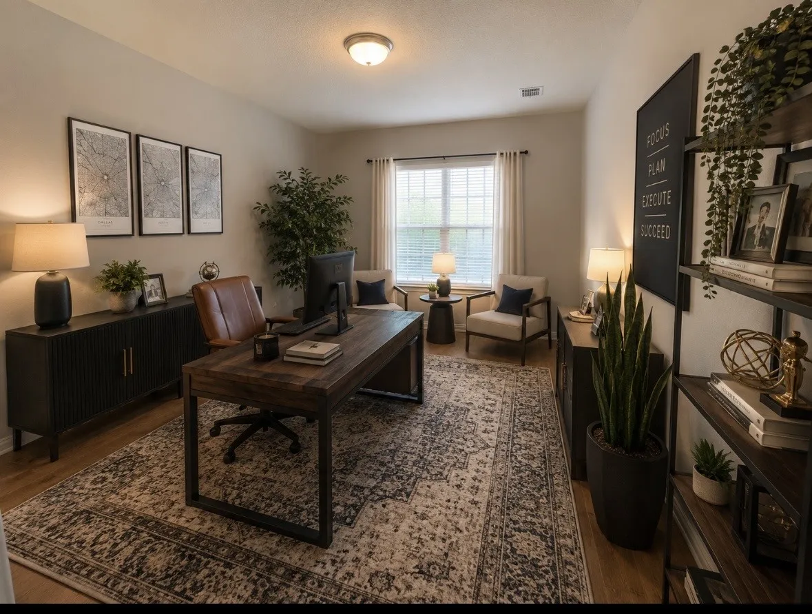 Flex room- office
virtually staged