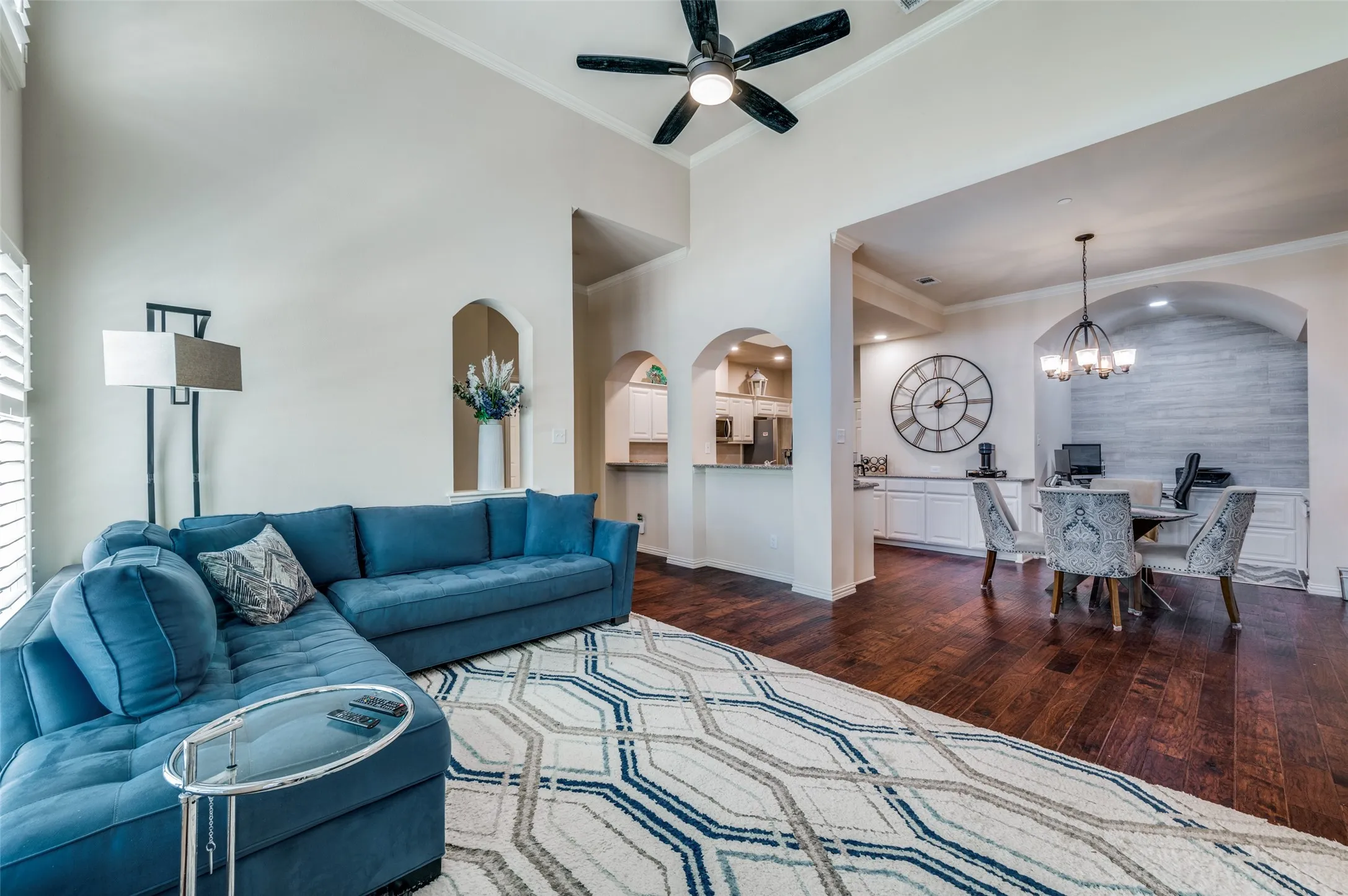 Open floor plan.