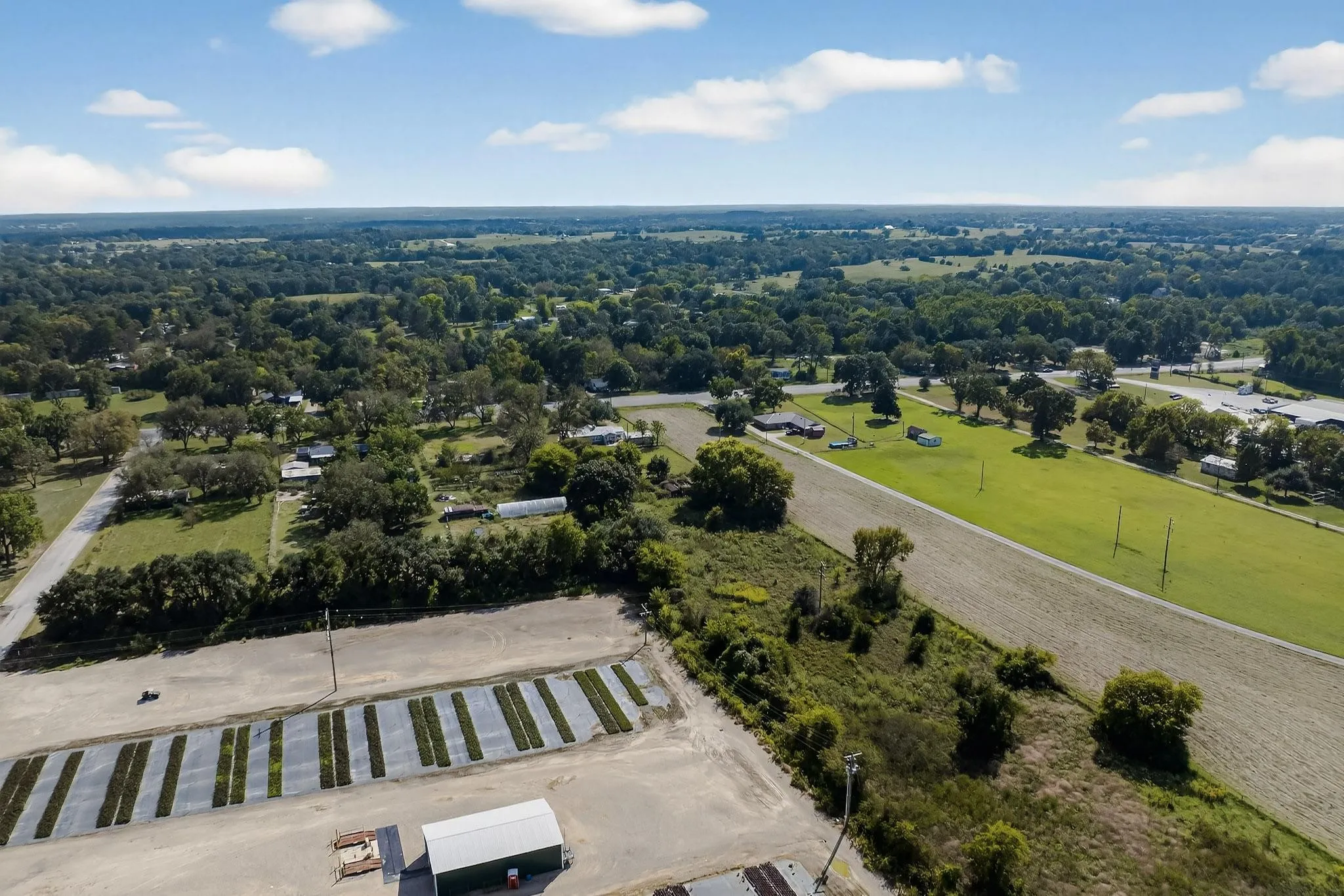 Aerial view of property and surrounding area