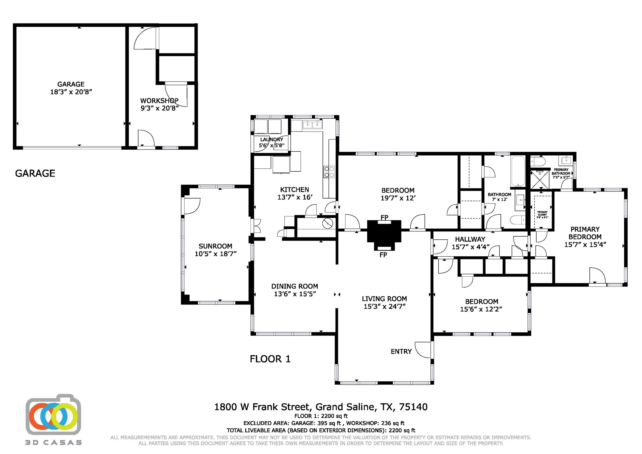 View of floor plan / room layout
