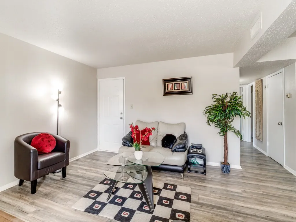 Fully furnished condo on the 2nd floor with balcony