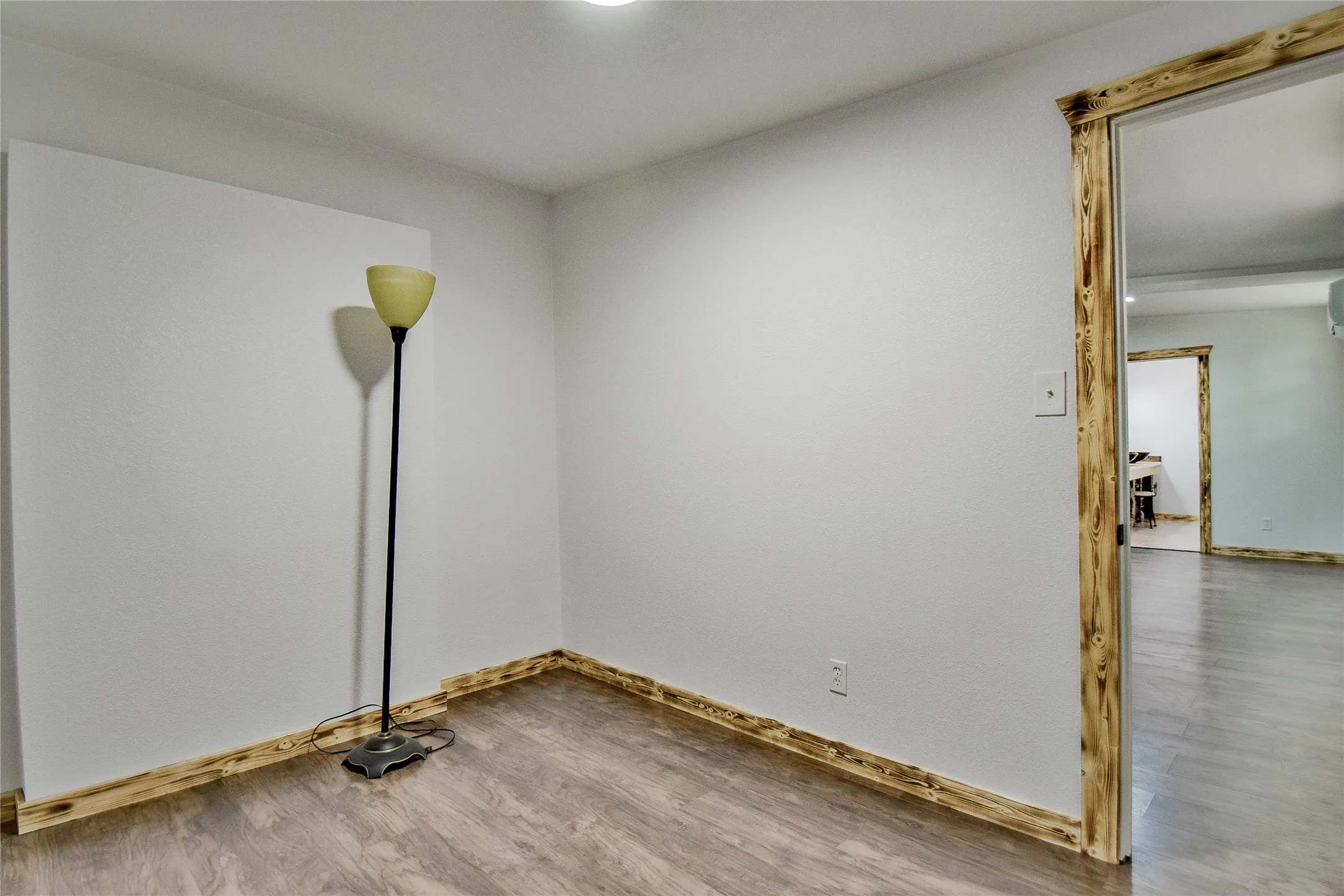 Huge primary bedroom closet measures 10.5' X 8'!