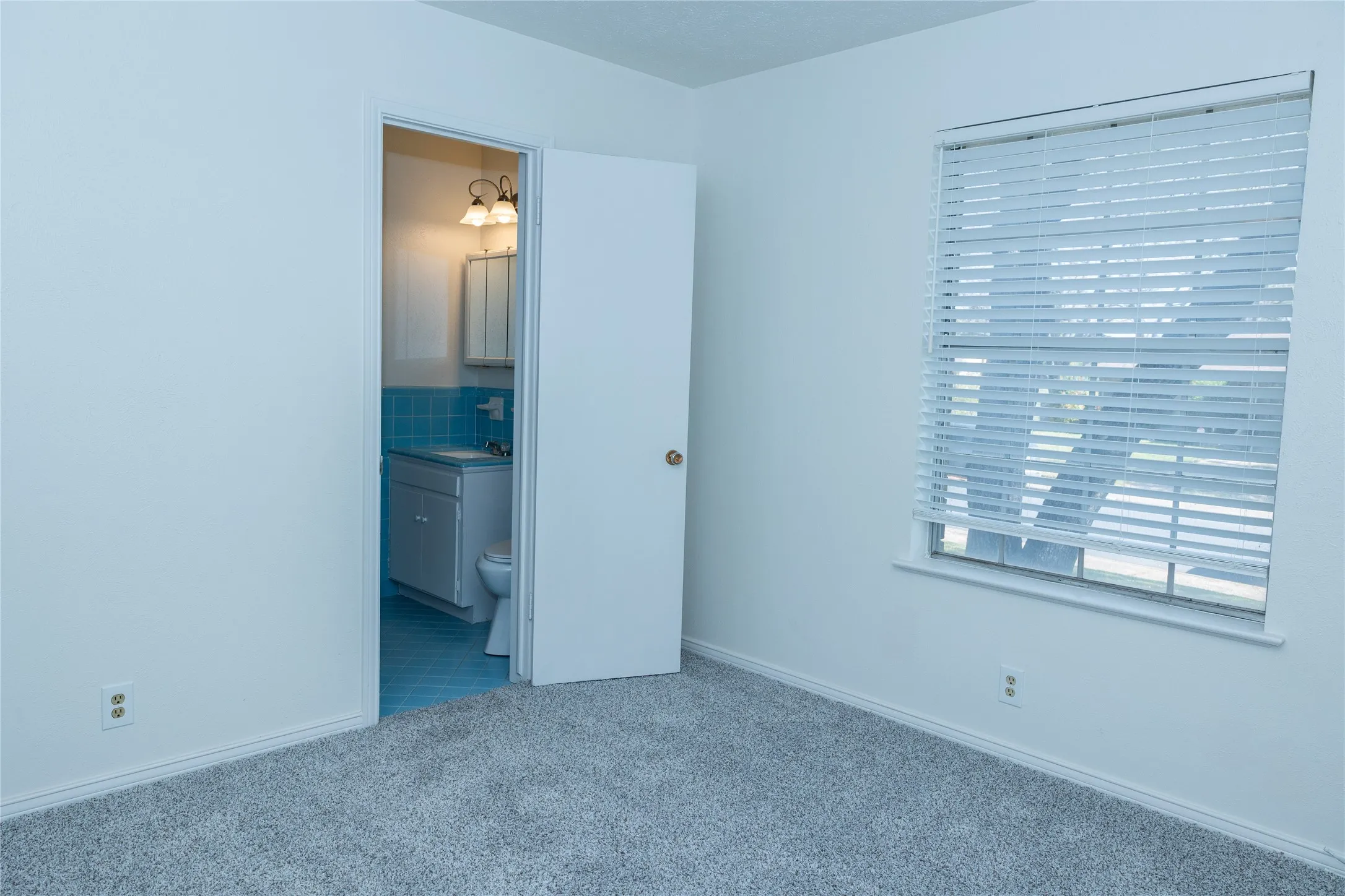 Each room with recent paint, carpet, fans and blinds.