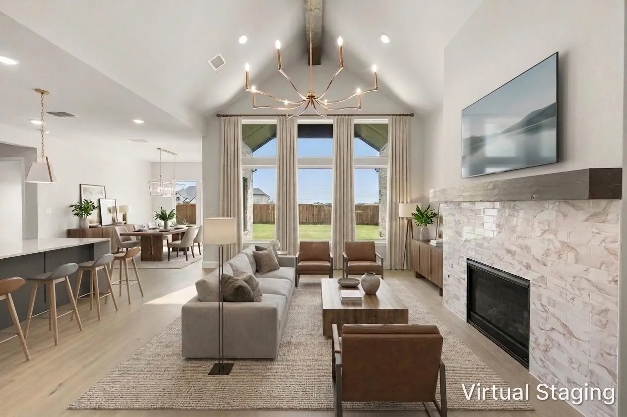 ELLIOT - A_Family Room & Dining Virtually Staged
