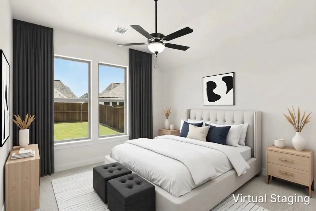 1733 Hillside Stroll - Primary Bedroom Virtually Staged