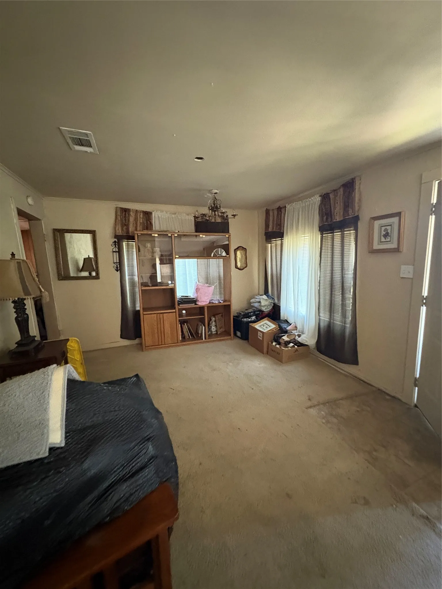 View of living area