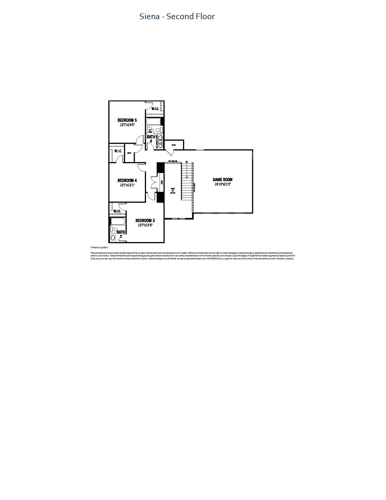 Siena - Second Floor