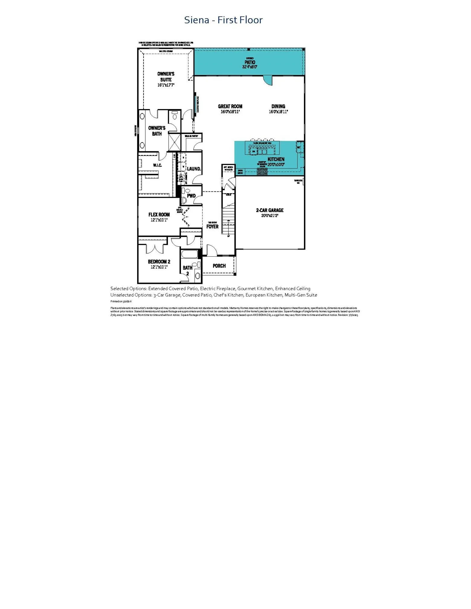 Siena - First Floor