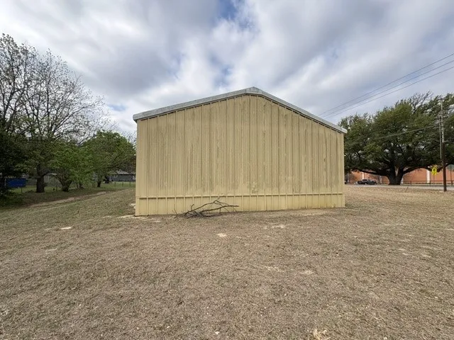 North end of building