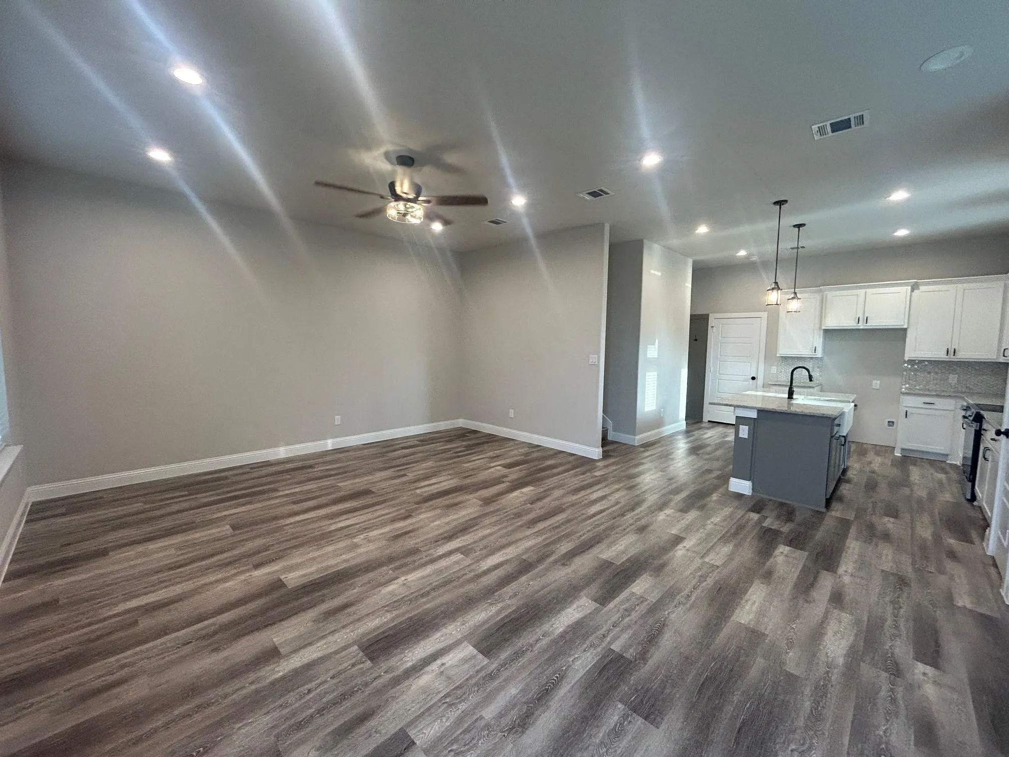 Space open layout first floor