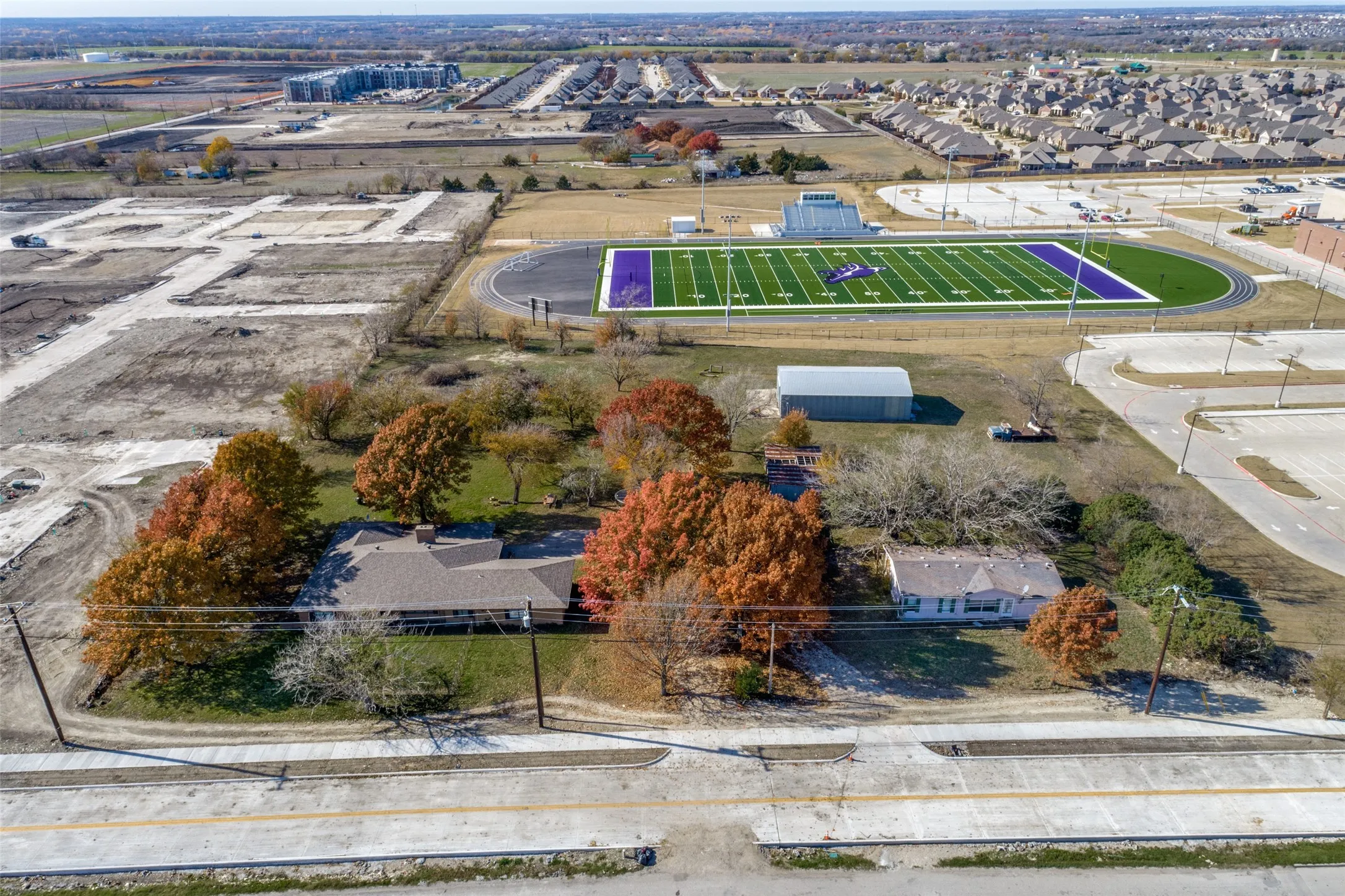 October 2023 - Facing West towards Highway 5 (currently under expansion).