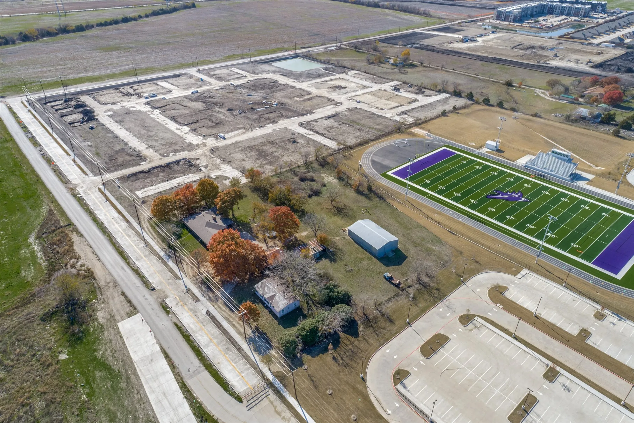 October 2023 - Facing Southwest. Canvas at Anna next door just breaking ground.