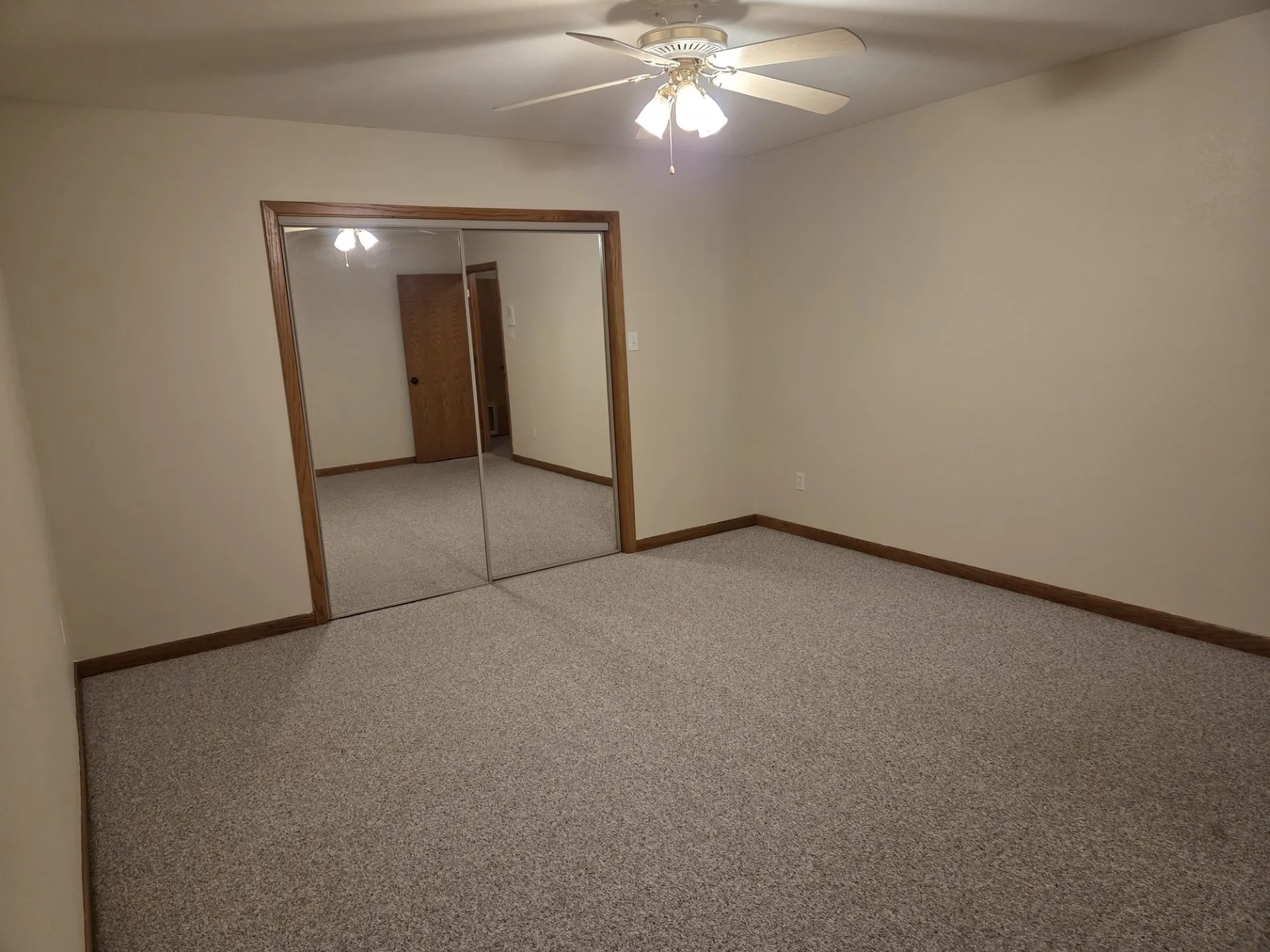 Downstairs room that was previously used as a bedroom.  This room has no windows.