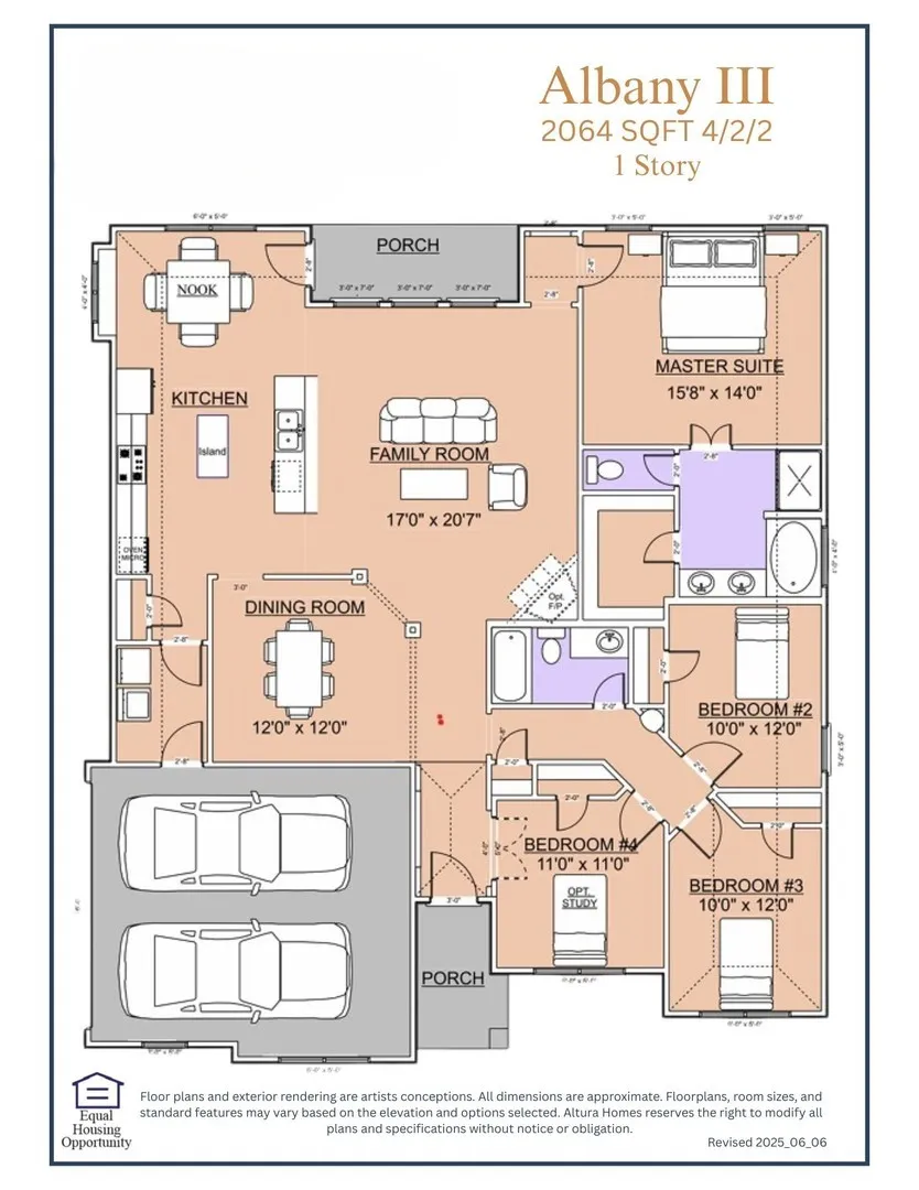 Albany Floor Plan Representation