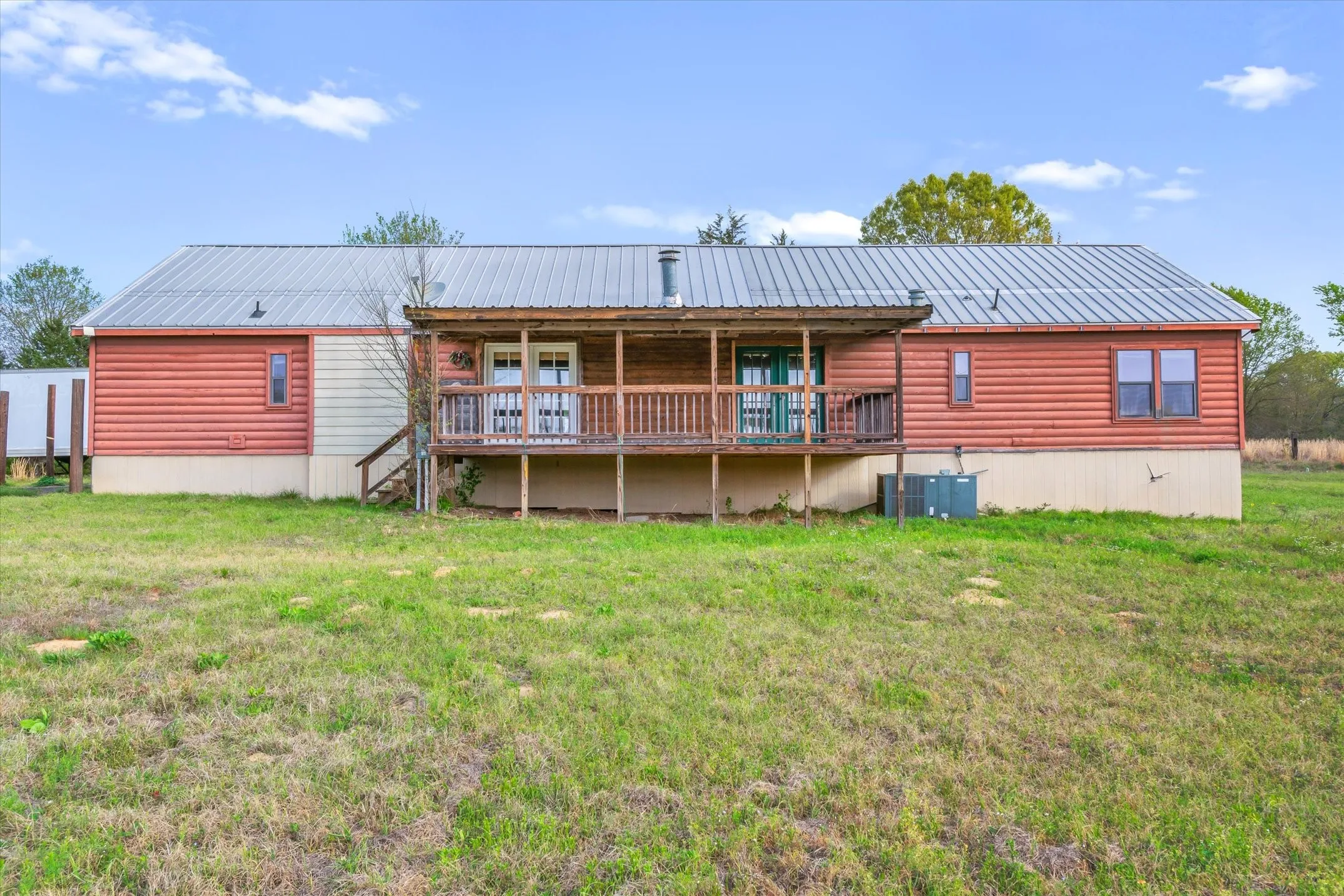 Back of property