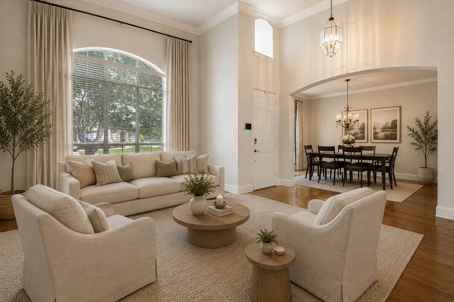 Furniture and decor have been virtually added to help you envision the potential of this space.