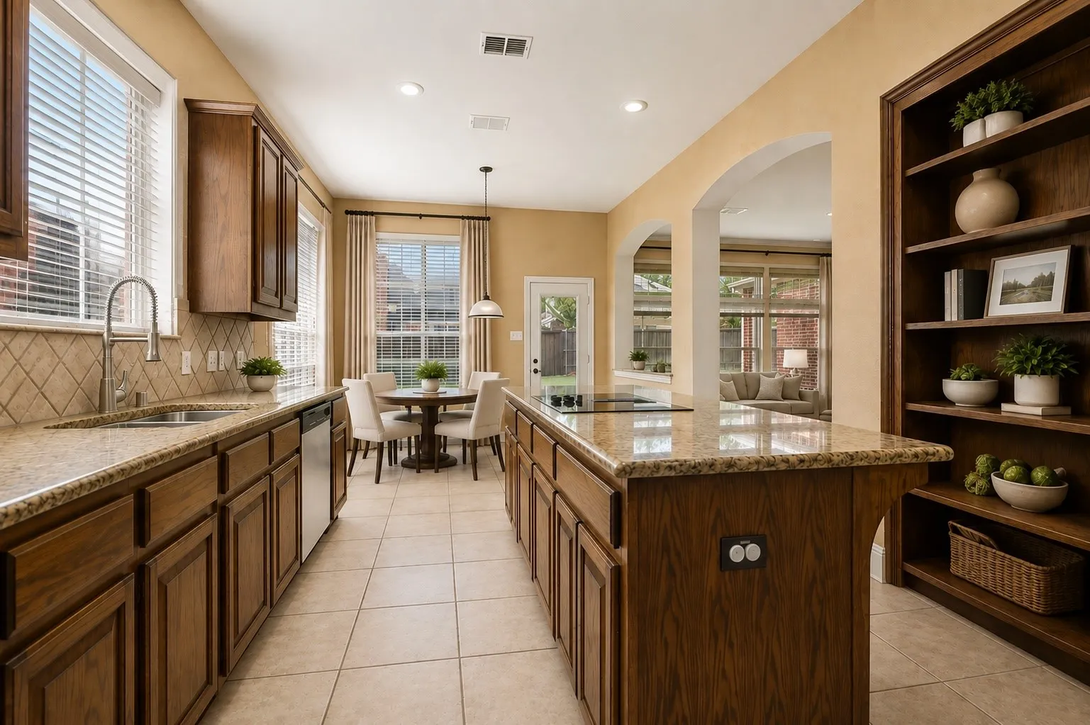 Furniture and decor have been virtually added to help you envision the potential of this space.