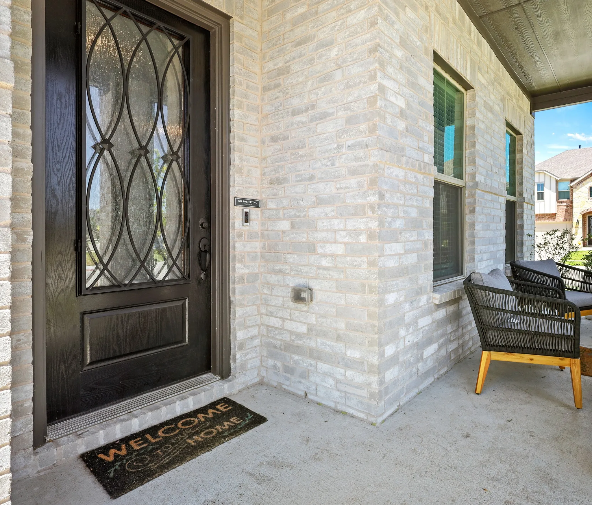 View of exterior entry
